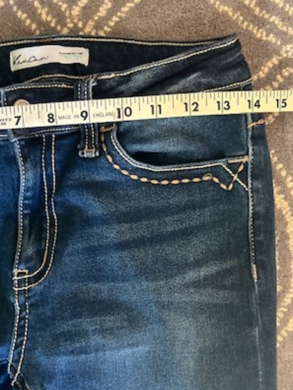 KanCan Boot Cut Stretch Five Pocket Comfort Fit Denim Jeans Woman's 28 - Picture 9 of 12